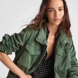 Madewell Oversized Field Jacket - Olive - New w/o tags